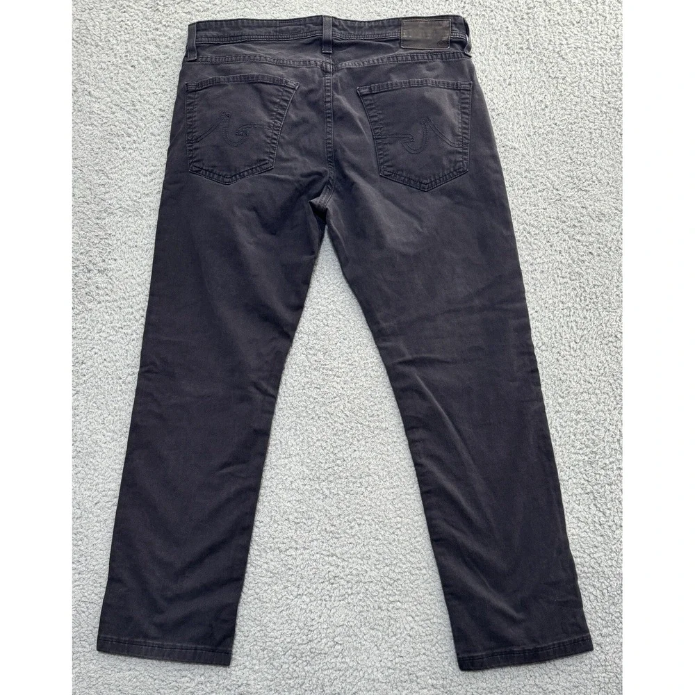 Adriano Goldschmied The Matchbox Slim Straight Black Pants Mens 33x27 Chinos